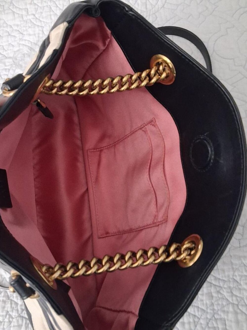 Auth GUCCI Marmont Matelasse GG Shoulder Bag - Picture 8 of 14